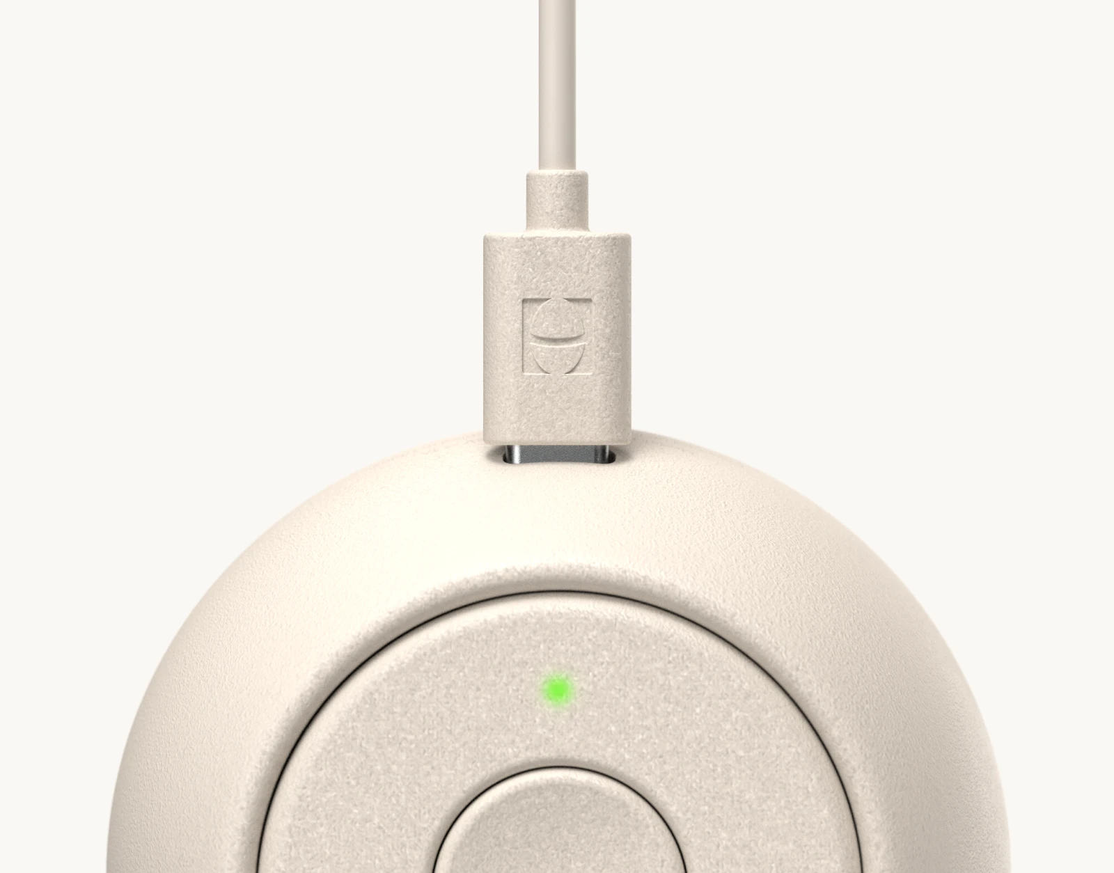 Hatch Go Putty with charger plugged in