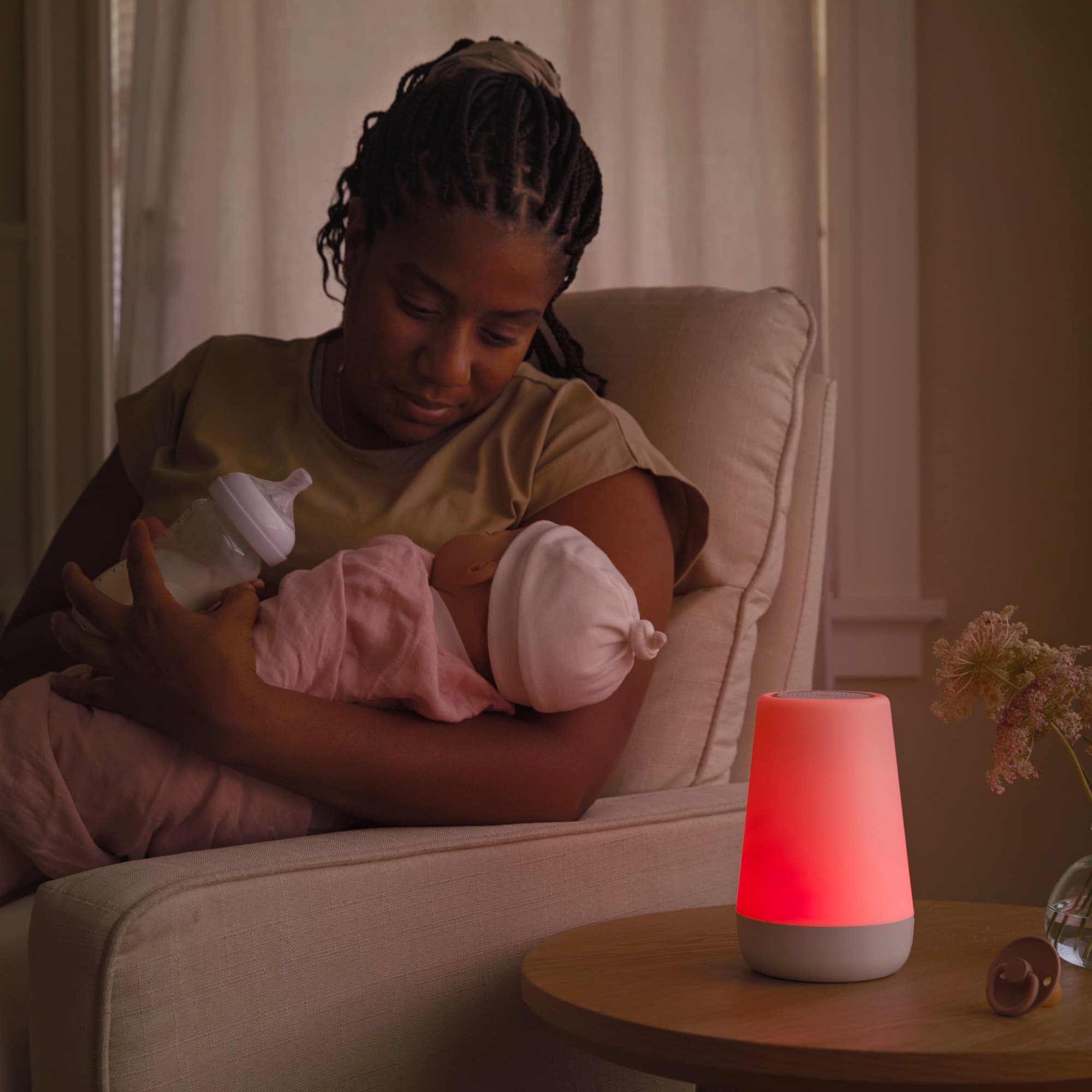 RIOT on bedside with newborn