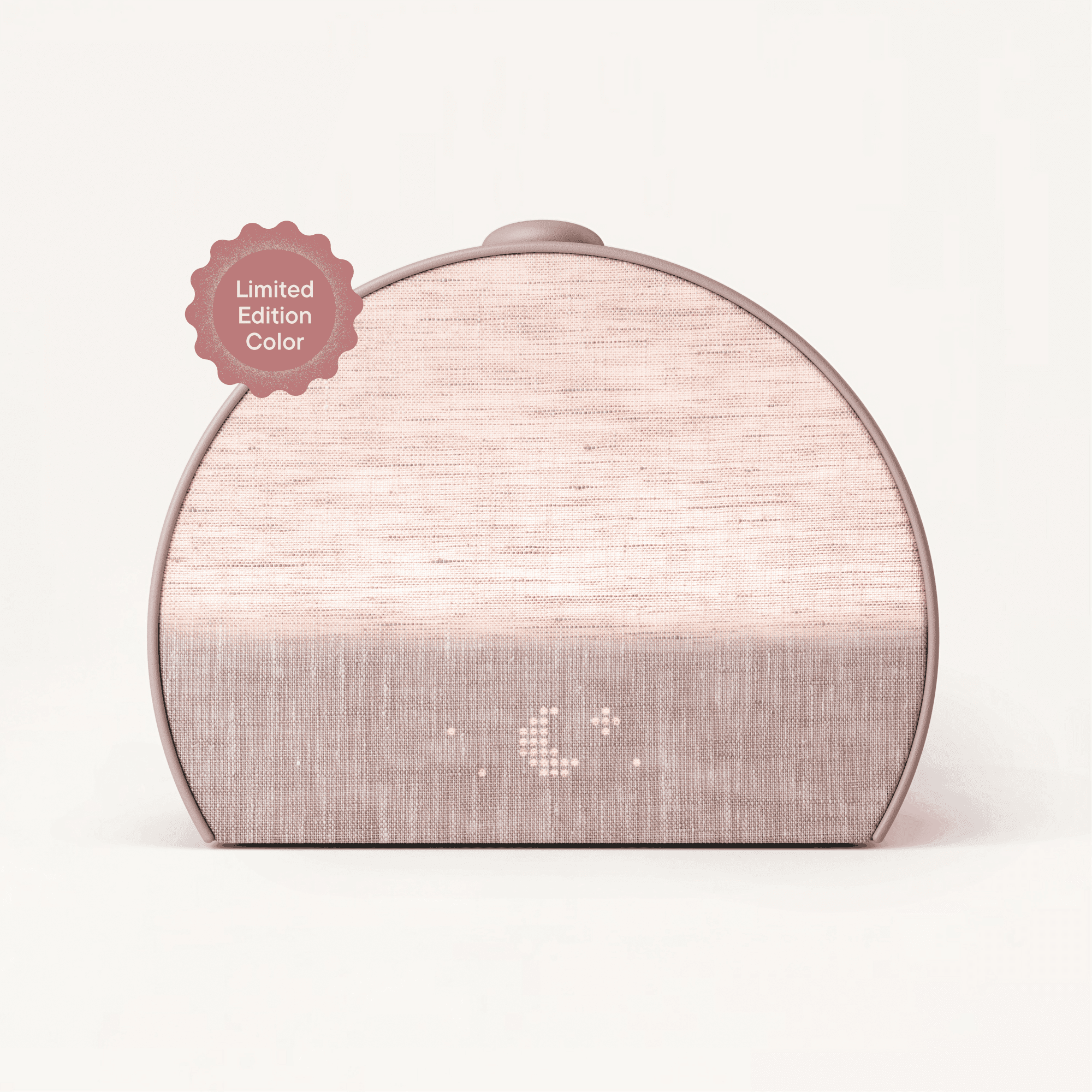 Restore 3 - Rosy colorway from the front with a limited edition badge color badge on it