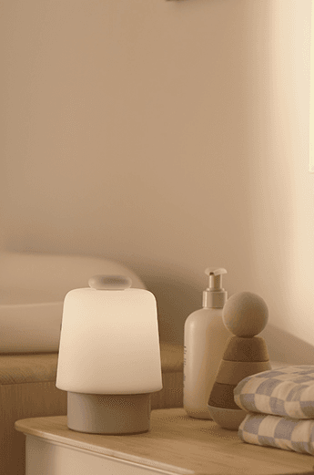Hatch Baby on a child's nightstand