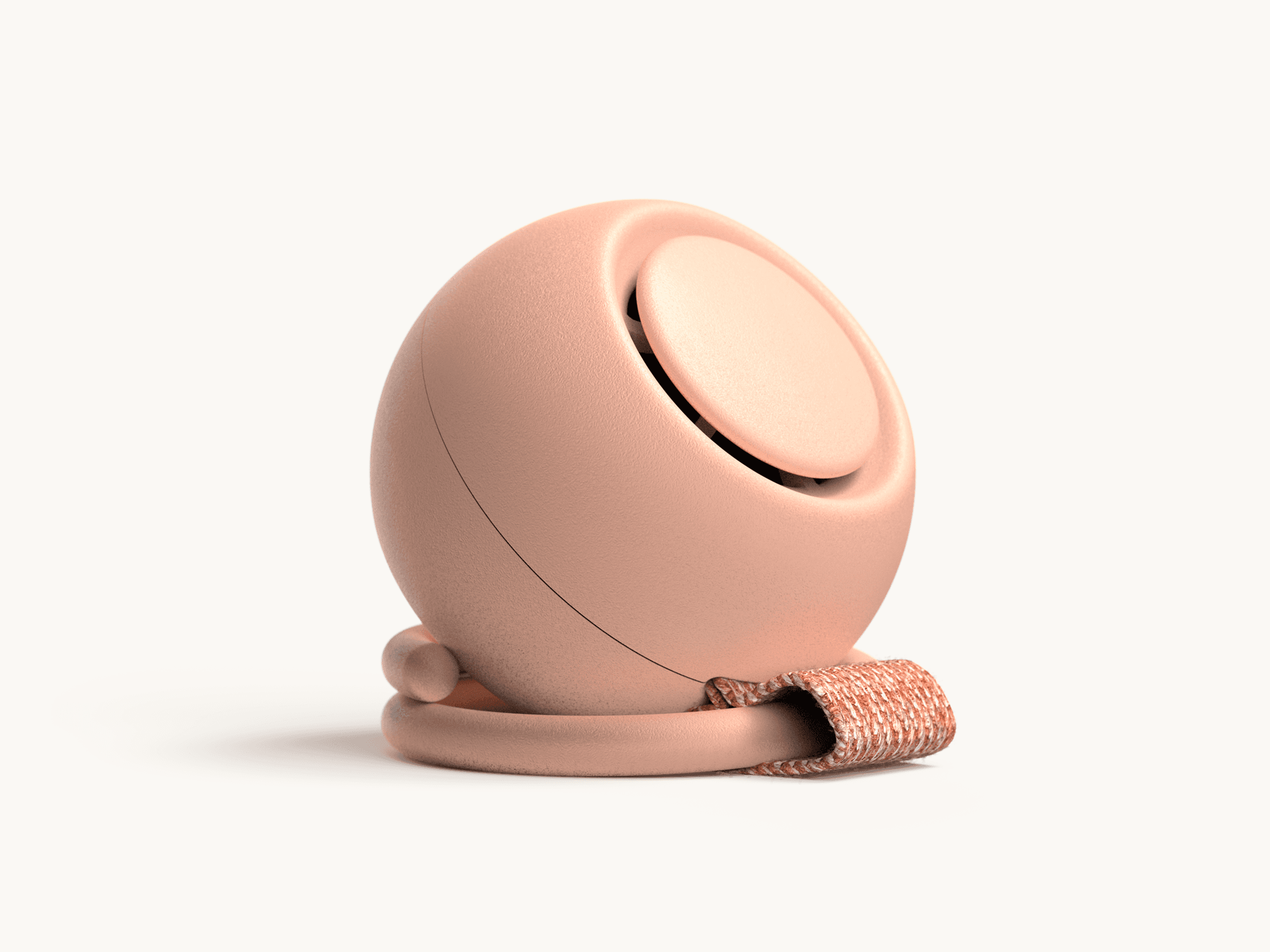 Hatch Go mint colorway sitting on included ring in display mode