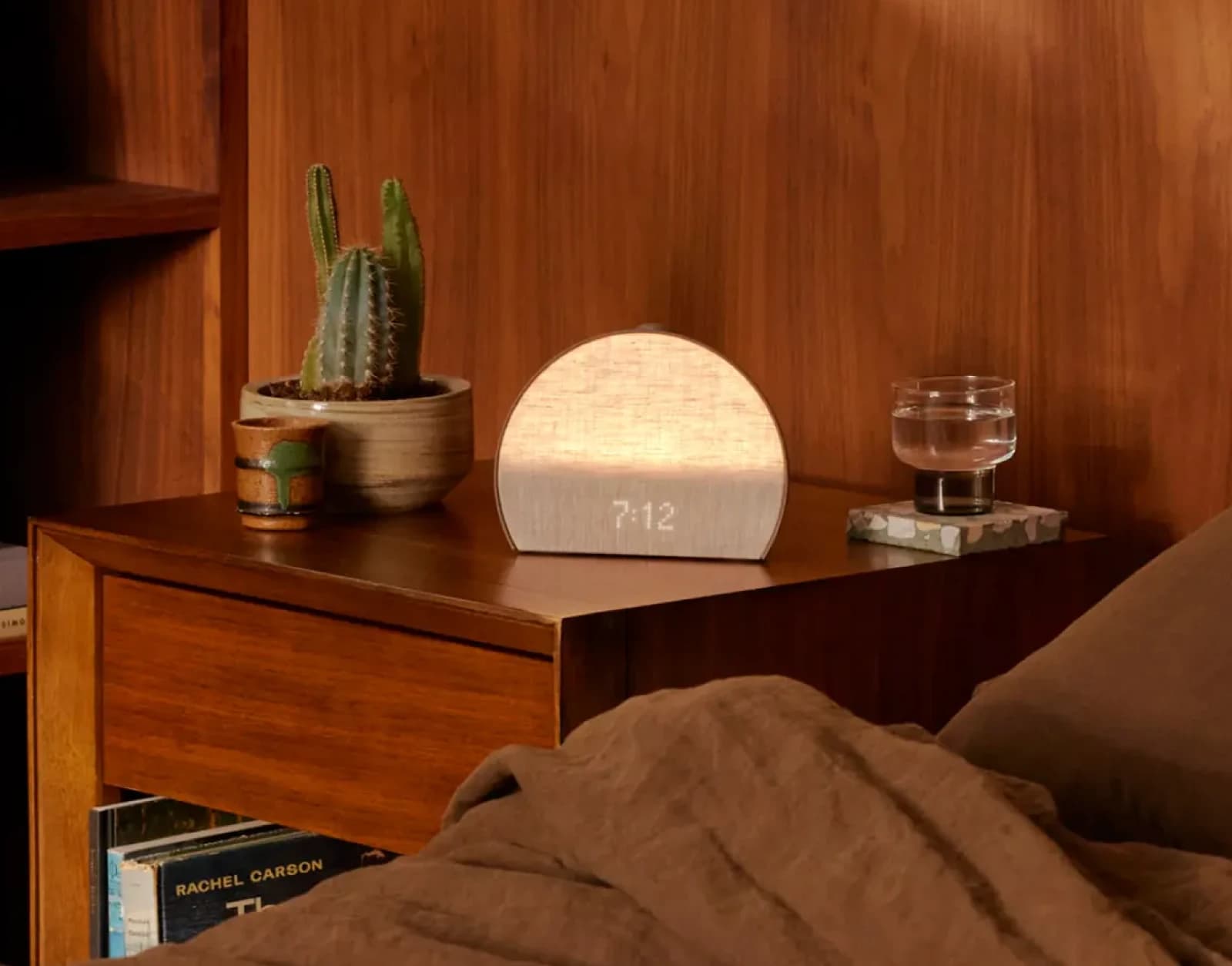 Restore 3 Cocoa on a nightstand