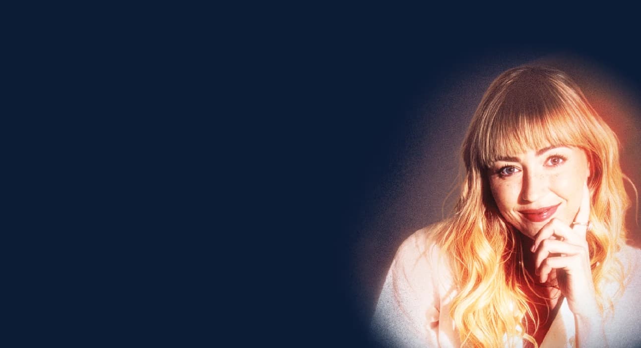 The nightly podcast host background