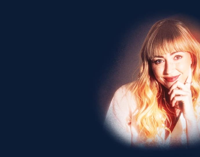 The nightly podcast host background