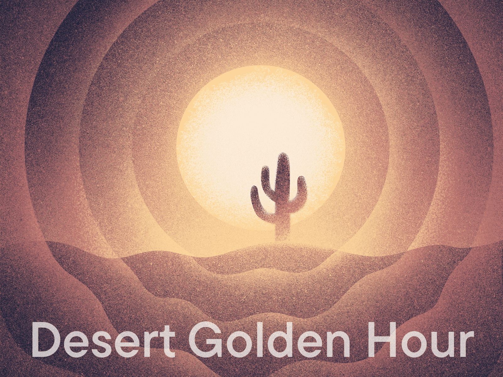 desert golden hour titled