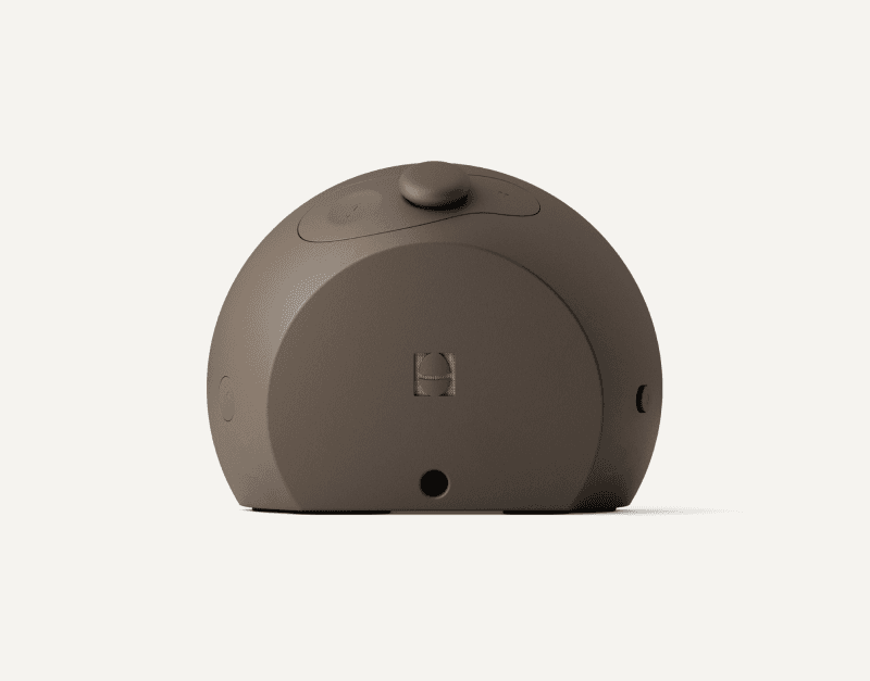 Hatch Sleep Clock Cocoa rear view